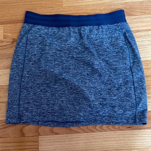 Adidas Heathered Navy Tennis Golf Skort Athletic Skort Pickleball Pickle Ball - Picture 6 of 9